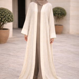 Halfwhite Abaya
